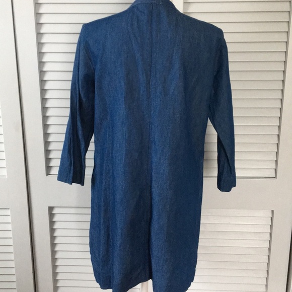 Zara Basic Denim Couture Jean Dress - Picture 4 of 6